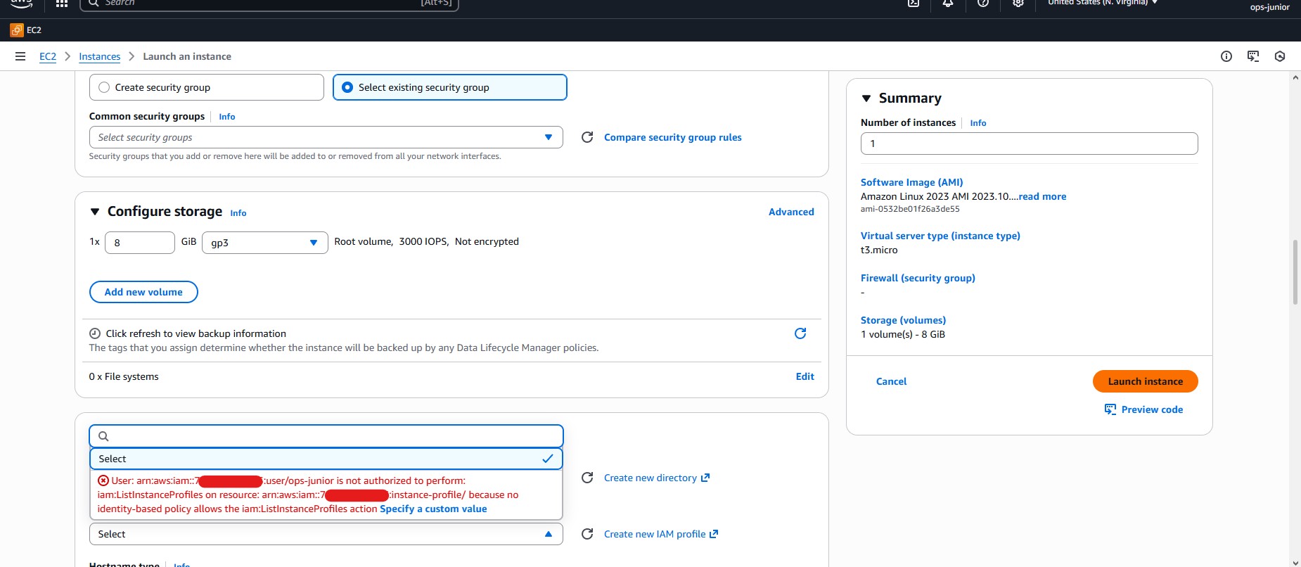 031 1 EC2 launch junior ops