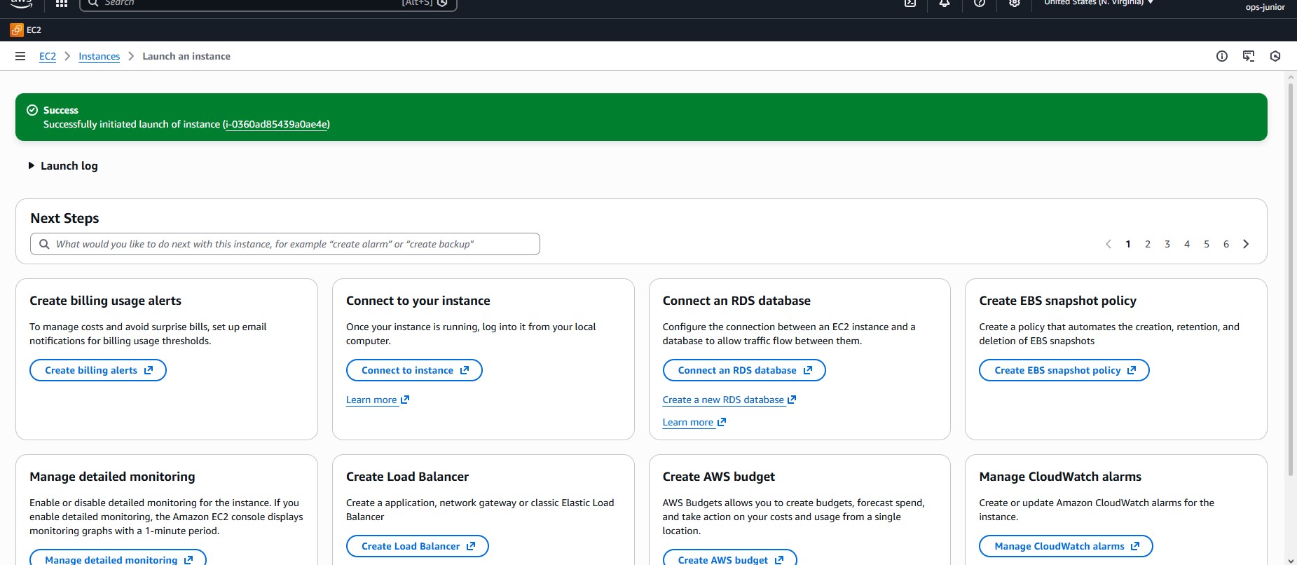 031 EC2 launch junior ops